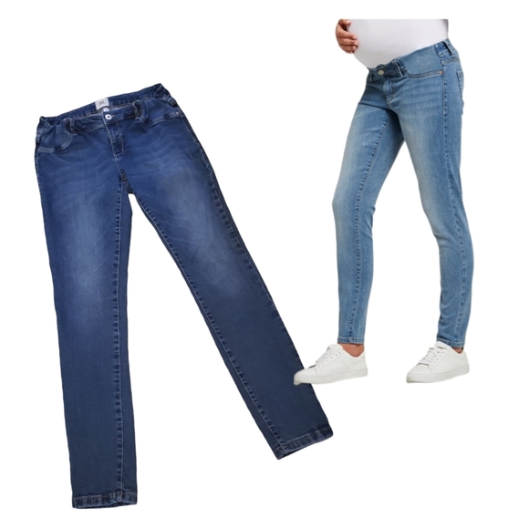 Just Jean's Maternity skinny low rise jeans - Picture 1 of 8